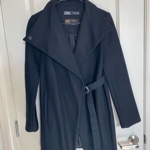 Zara Women's Black Trench Coat